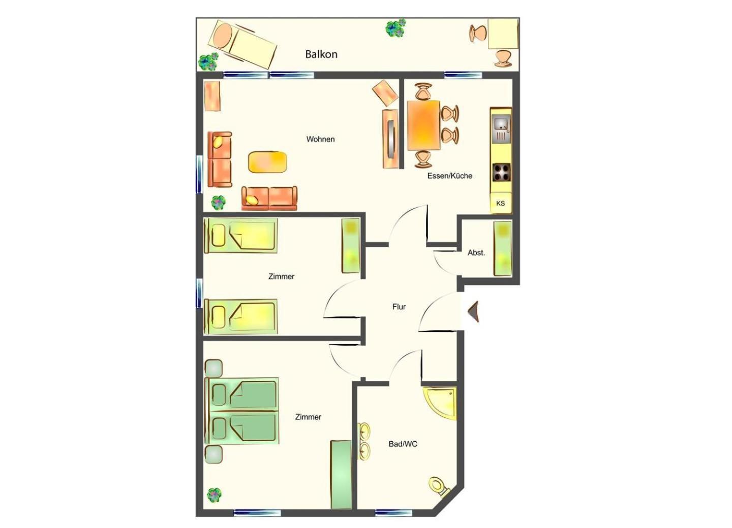 Haus Triade Ferienwohnung Triade 3 Zinnowitz Εξωτερικό φωτογραφία
